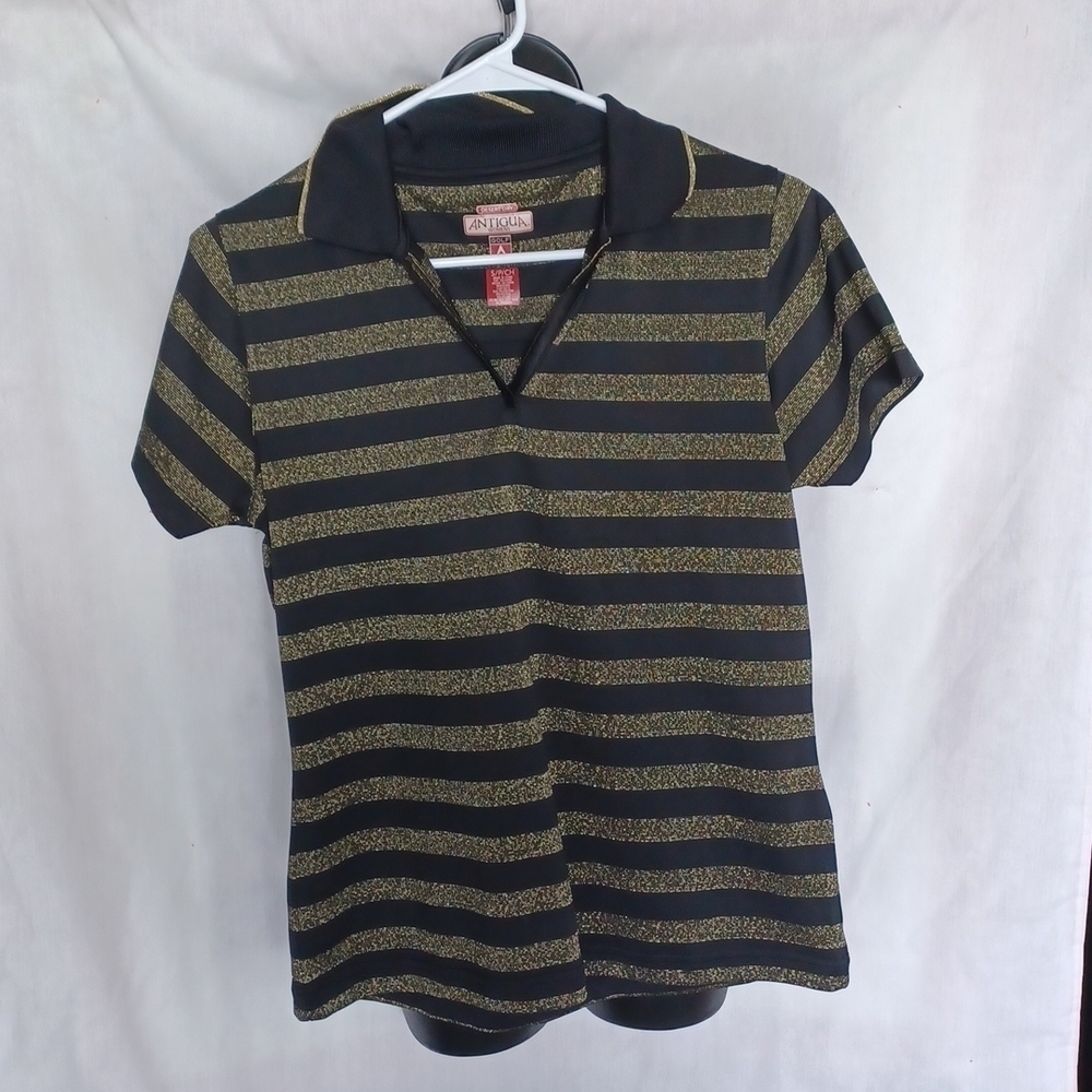 Antigua Polo Golf Striped Top